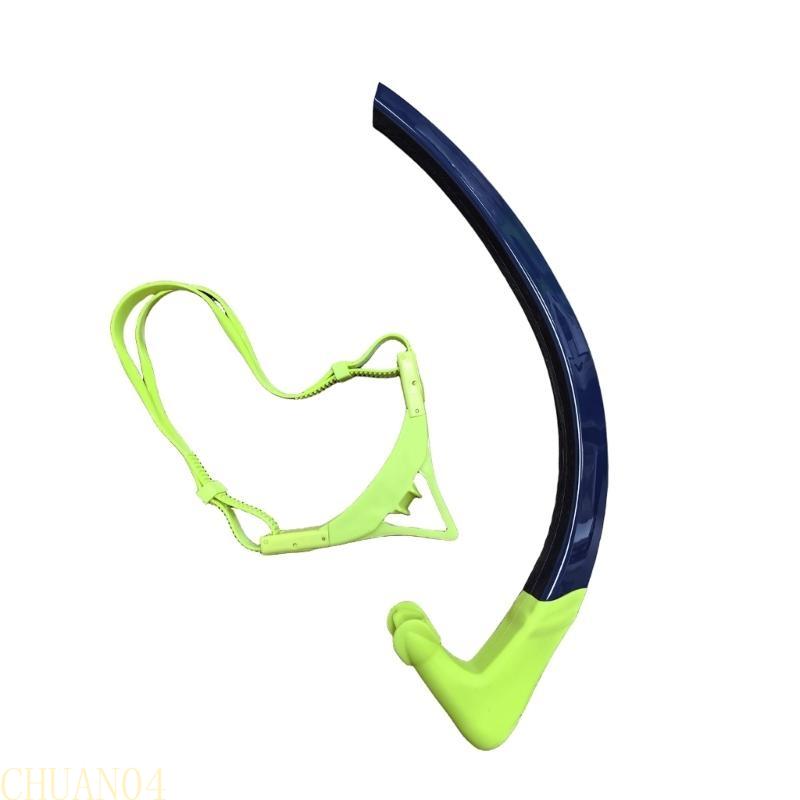 A1A2 Front Diving Swimming Snorkel Swimming Training Snorkel Comfortable Swimming Underwater Air Breathing Hose Enduring