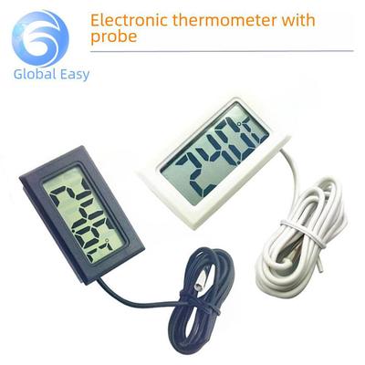 Waterproof Probe Electronic Thermometer for Inside and Outside Car, Fish Tank, and Refrigerator Temperatures.