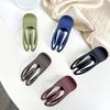 Women Hair Clip Hollow Out Matte Texture Decorate Anti-slip Hair Decoration Elastic Hold Tightly Women Hairpin Hair Accessory