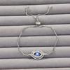 Copper Pull-Adjustable Evil Eye Bracelet - Color-Preserving, Simple & Fashionable for Women In Southeast Asia