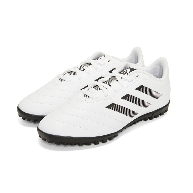 Adidas Goletto 8 Turf Anti-Slip Low Top Soccer Shoes Kids Sneaker White Black GY5782