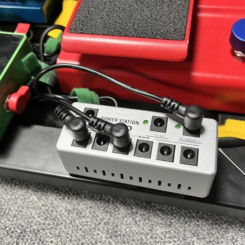 6/8 isolierte Ausgangs-Pedalstromversorgung Einzelblock Effektgerät Instrumentenstromversorgung für Gitarre Bass Effektpedal