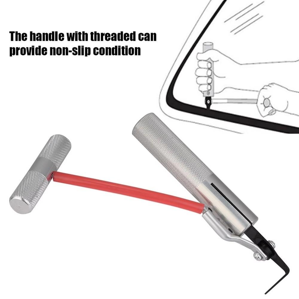 Professional Grade Steel Blade Glass Cutting Tool Windshield Broach Tool  For Car Windshield