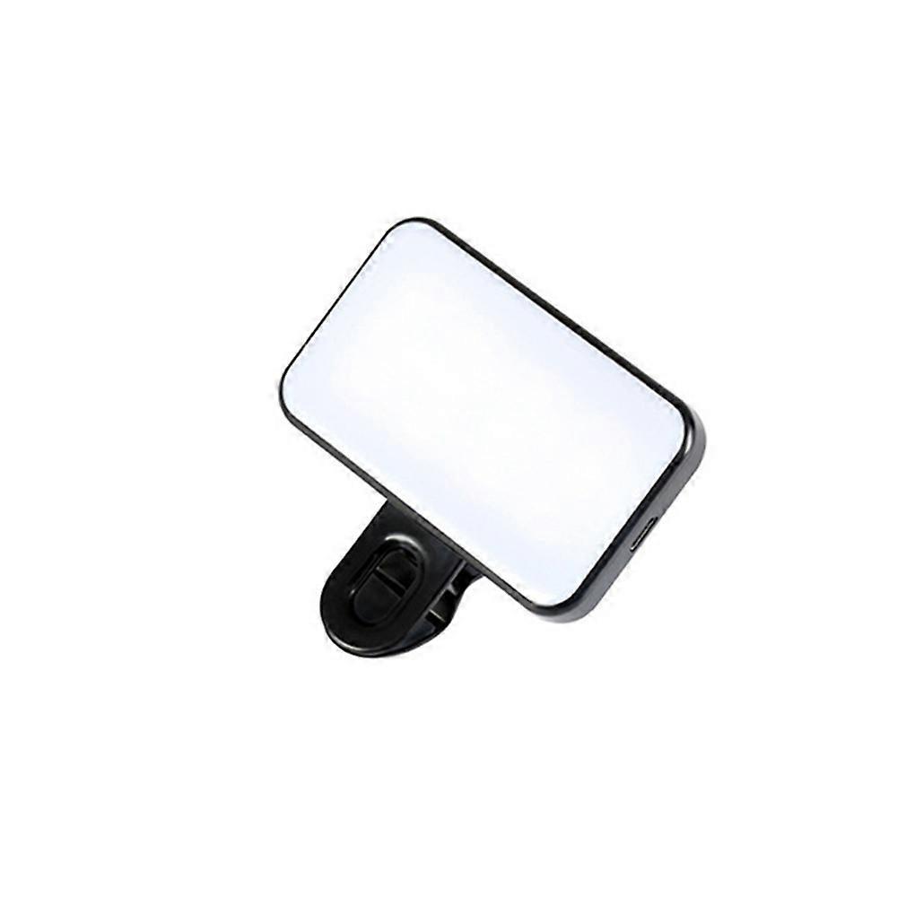 1/2Pcs Selfie LED Light Ring Flash Clip Rechargeable Camera For Phone & Iphone Tablets