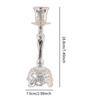 Kerzenständer Ornament Kerzenhalter Metall Spitzkerzenhalter Deluxe für Wohnzimmer Party Schreibtisch Feiertag Esszimmer