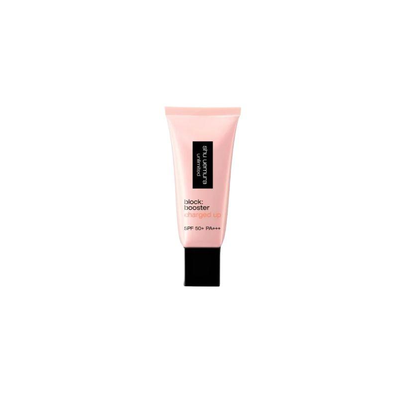 Shu Uemura 2026 Новая кремовая база под макияж с ниацинамидом, Увлажнение тона кожи, Защита от солнца SPF50+/PA+++ #РОЗОВЫЙ 30 мл розовый