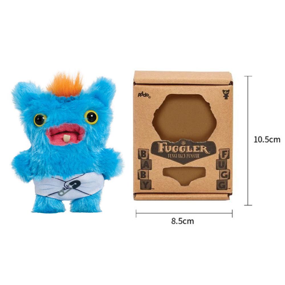 Baby Fugg Monster Plush Doll Rabid Rabbit Funny Ugly Hedge Grog Screech Wide-Eyed Teeth Monster With Box
