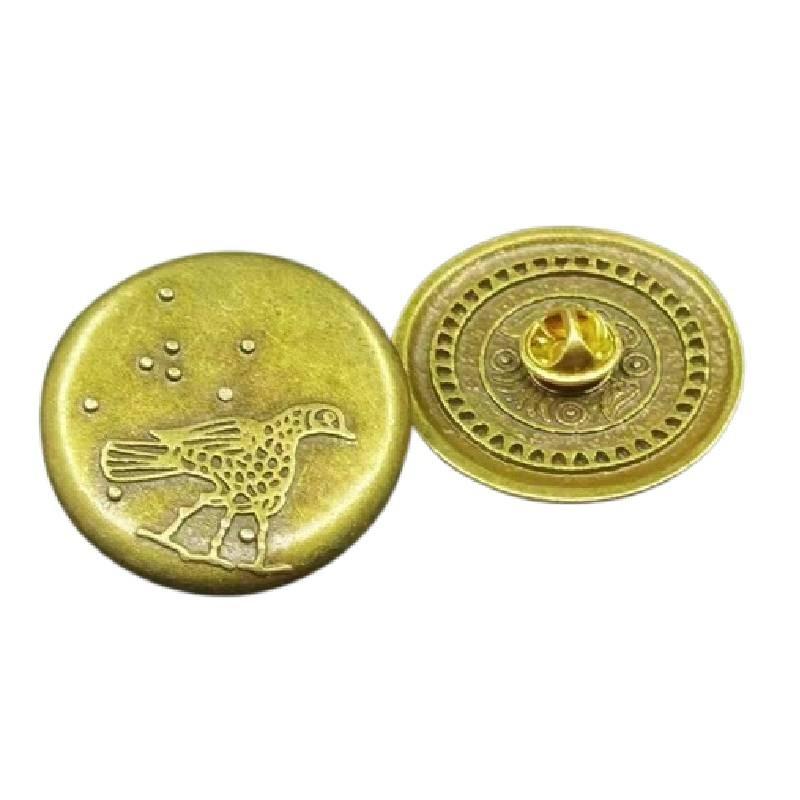 Elegant Wukong Themed Metal Crafts Unique Collectible Gifts For Friends And Family Badge