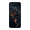 Black Mountain Peak Phone Case For Oppo A17 A31 A54 A57 A78 A79 A98 Find X5 X6 Reno 6 7 8 10 11 12 13 F Pro 5G Soft TPU Cover