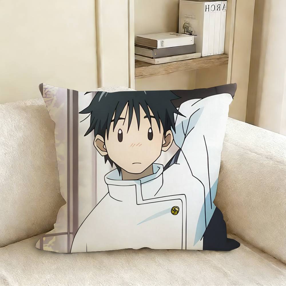 OOkkotsu Yuta JJujutsu KKaisen Pillow Case Living Room Sofa Cushion Cover Suitable For Home Bedroom Room Decoration