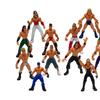 1 Set Wrestling Playset Realistic DIY Mini Wrestling Action Figure Play Set for Kids