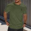 Men's Fashion Printed Round Neck Straight Shoulder Short Sleeve T-Shirt Top