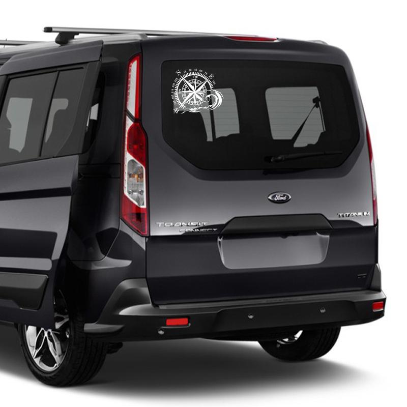Ocean Compass Styling Car Stickers for SUV Camper RV Van Motorhome Caravan Pickup Vinyl Decal Decoration Auto Tuning Accessories
