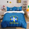 Onde blu, emblema del Brasile. Set lenzuola Set copripiumino Copripiumini Federe(1 * Copripiumino 2 * Federe senza imbottitura per piumino)