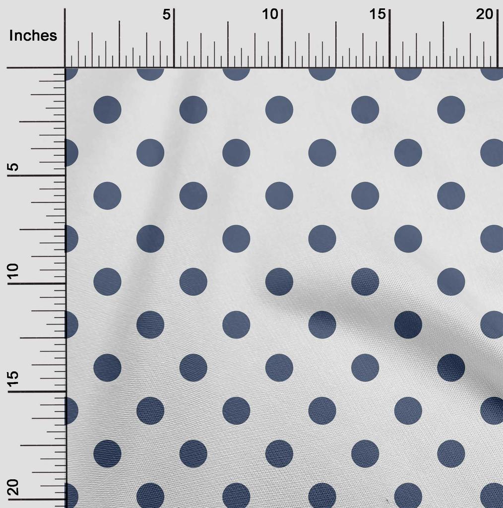 oneOone Cotton Flex Chocolate Brown Fabric Polka Dots Dots Sewing Fabric By The Yard Printed Diy Clothing Sewing Supplies 40 Inch