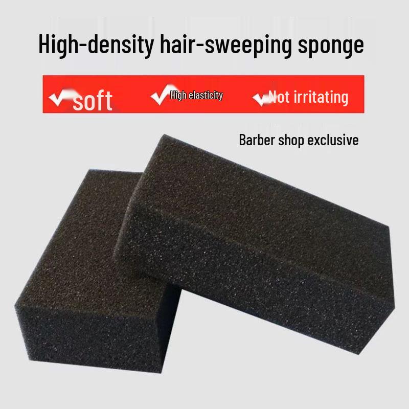

High-Density Barber Sponge: Gentle Hair Sweep, Skin-Safe, Ideal for Shaving & Haircuts