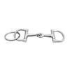 1PC D-Shaped Snaffle Keychain Durable Silver D Zine-Alloy Horse Snaffle Bits Key Chain Decoration Gift for Men Women