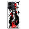Phone Case - MANIACASE - Xiaomi Redmi 13C 4G - TPU Silicone - Demon Slayer Itachi Uchiha Pattern - Black