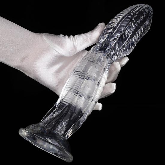 Suction Cup Fantasy Animal Dildo for Women, Soft Alien-Shaped Fake Phallus, Real Touch Adult Toy for Solo Hands-Free Play