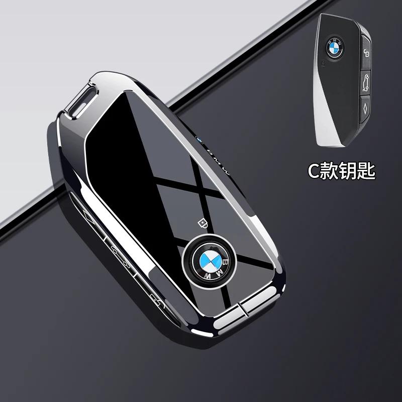 

Car Remote Key Case Cover For BMW X1 U11 X7 G07 XM G09 I7 G70 X5 G05 LCI IX IX40 I20 U06 G81 M3 Series 5 7 G60 2023 2024