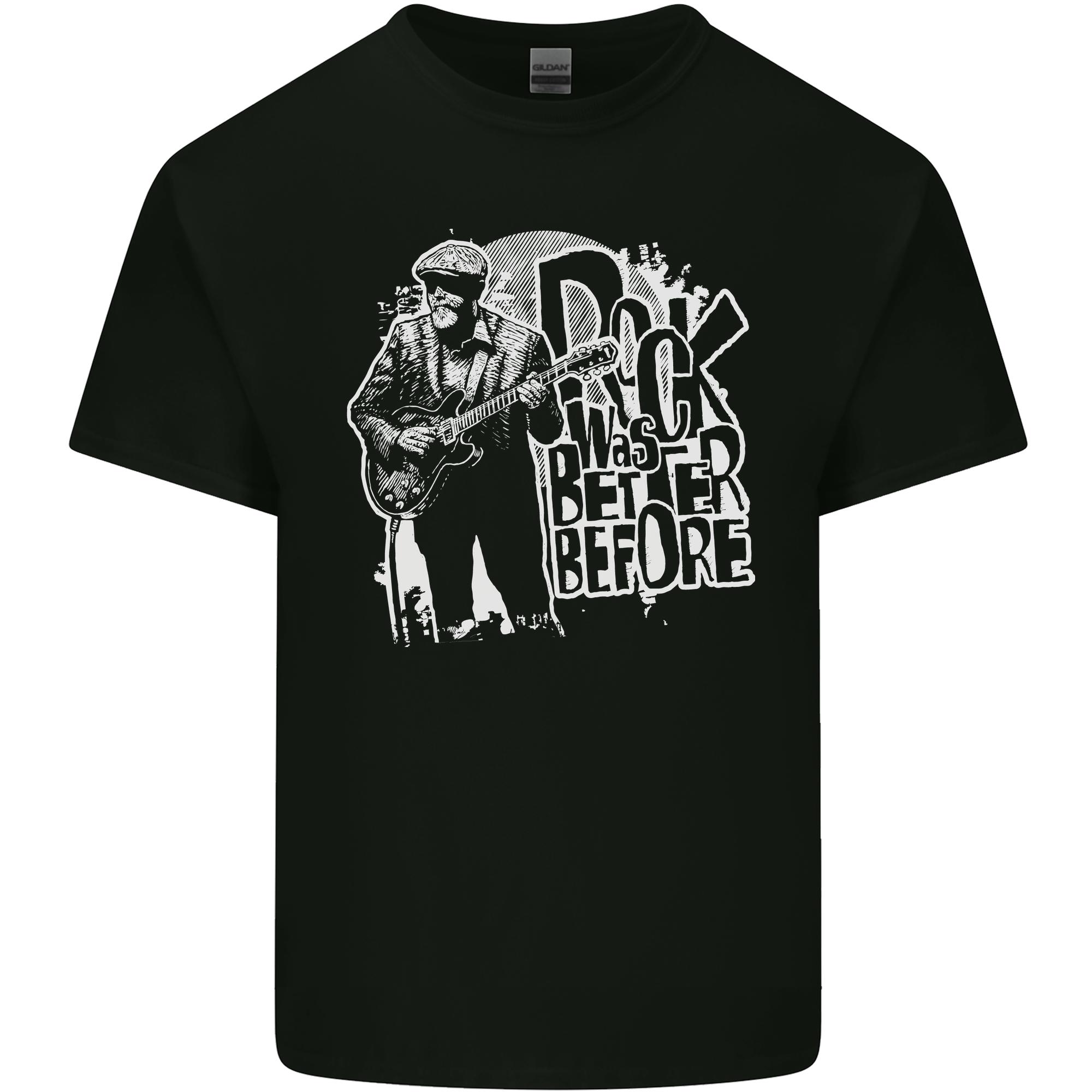 Rock Was Better Before Guitar Band Music Unisexs Light Cotton TShirt S