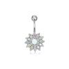 Bobisty 14G Belly Button Rings for Women Surgical Steel Navel Helix Piercing CZ Barbell Belly Button Rings Body Piercing Jewelry