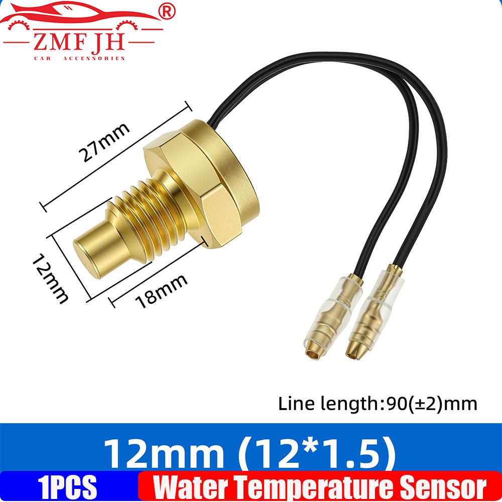 ZMFJH Water Temperature Sensor 1/8NPT 3/8NPT 1/2NPT M14X1.5 M12X1.5 Car Meter Temp Sensor 10MM 12MM 14MM 17MM 21MM Auto Sensor