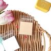 Colored PET Transparent Morandi Square Sticky Notes Index Tabs Reusable Page Markers for School Office Focus Highlighting