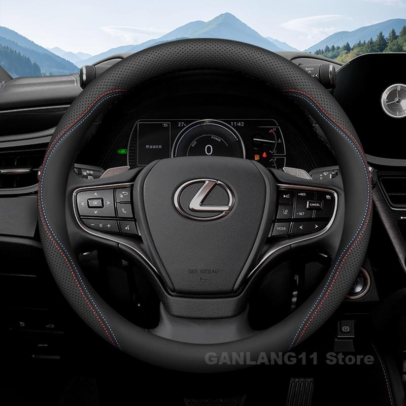 Leder Lenkradbezug für LEXUS RX NX UX ES TX LX600 LM GX LS TXL VX Serie Auto Lenkrad LEXUS RX Zubehör