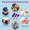 Kegel Exercise Weight Set 2 In 1 Ben Wa Suitable for Female Advanced Bladder Control Free Pelvic Vaginal Tightening Ball, Beginners, Training,