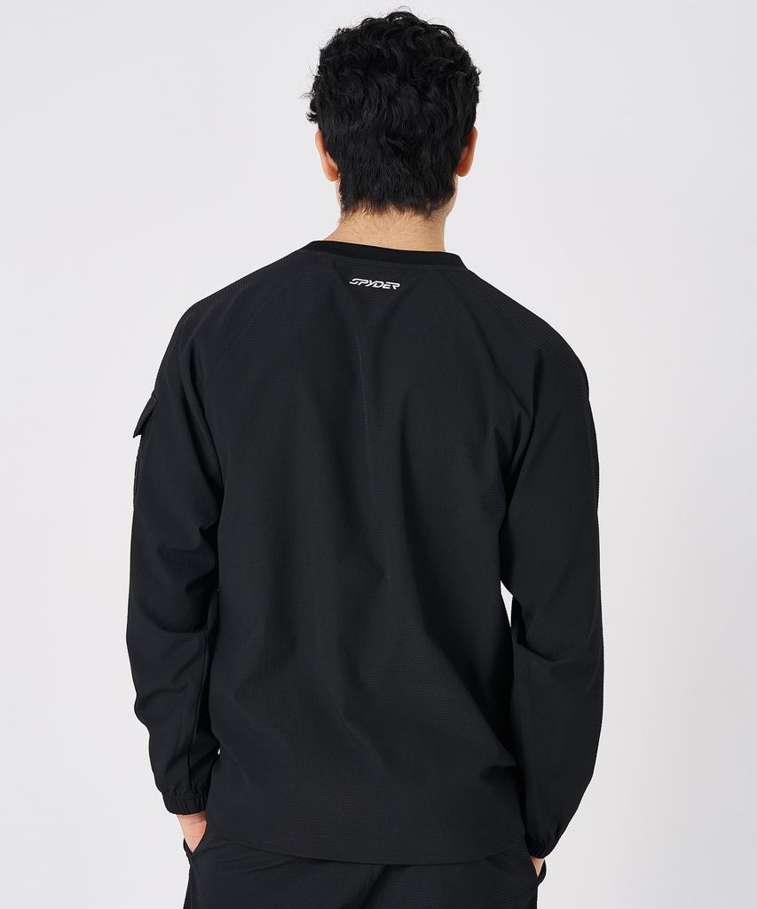 SPYDER Men'S Seersucker Long Sleeve T-Shirt Spkpcnrl304Mblk