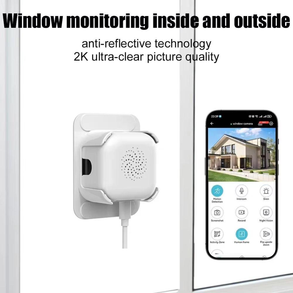 2K HD 2K WiFi Window Camera Smart Wireless Indoor Camera Home Monitoring