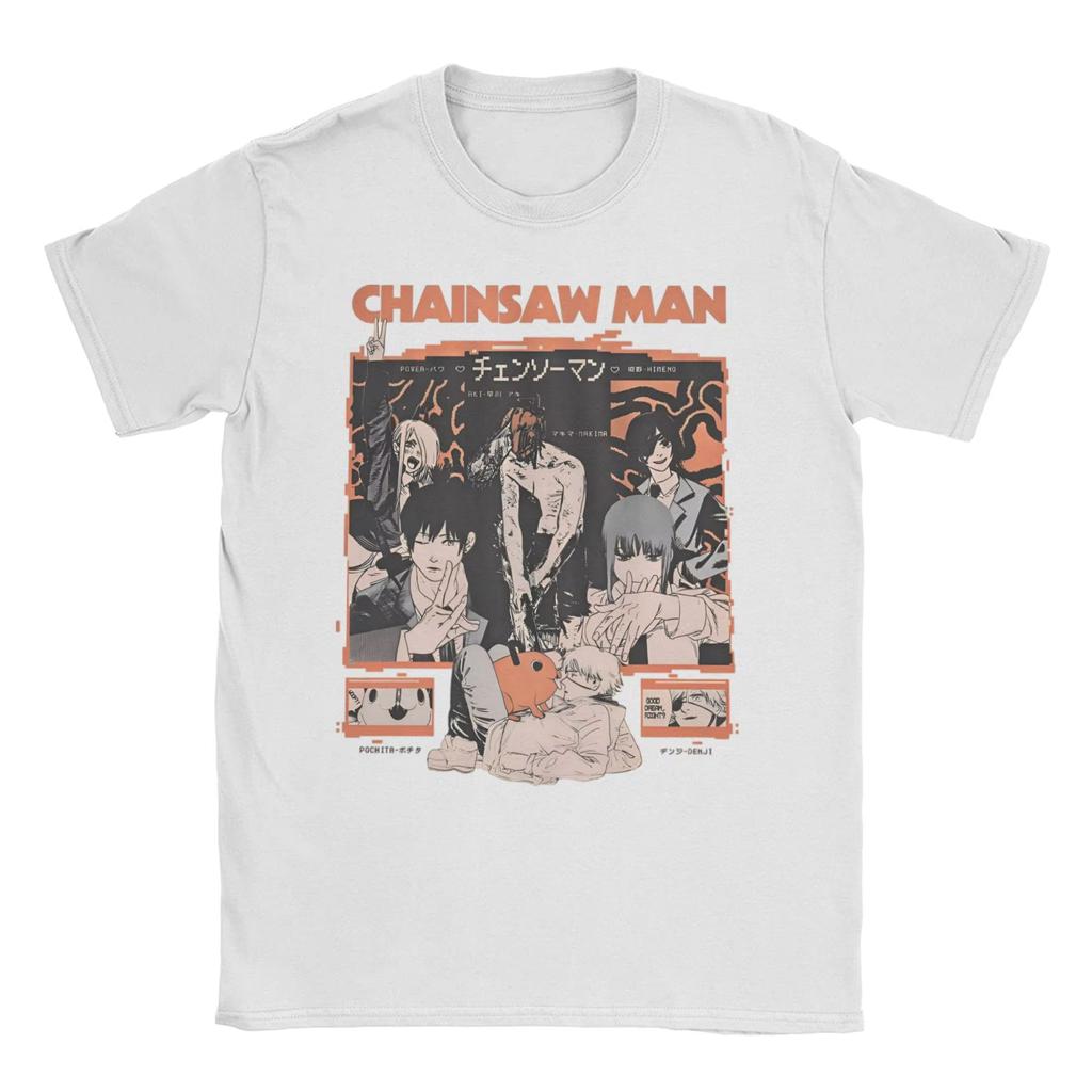 2026 New Unisex Women Chainsaw Unisex Reze T Shirts Anime Bombs Devil Cotton Clothes Casual Short Sleeve Crewneck Big Size TShirt
