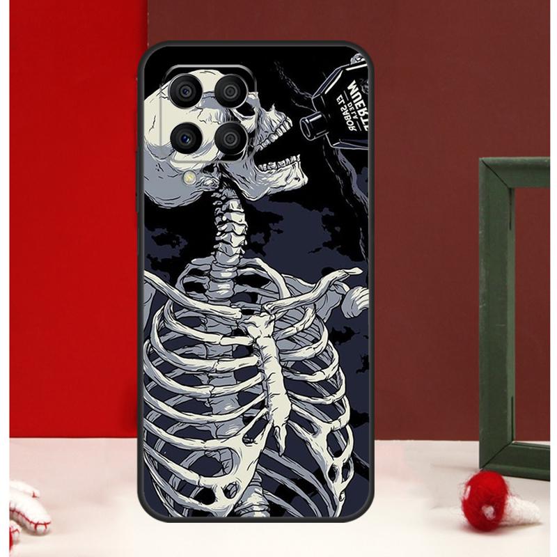 Trippy Skeleton Case For Samsung Galaxy M56 M36 M16 M31 M21 M13 M33 M53 M15 M35 M55 M12 M32 M52 M14 M34 M54