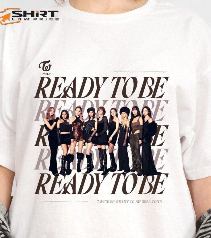 

SALE Twice Shirt Ready To Be, 2023 tour t-shirt, gift for kpop fan Unisex T-Shirt XXXXL