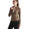Women's Slim Fit Stand Collar Zip-Up Sports & Yoga Jacket