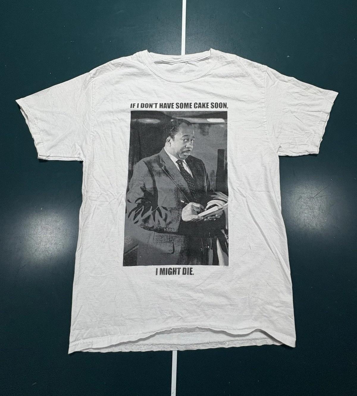 The Office Stanley Hudson T Shirt Size Small White Black Funny Humor Graphic Unisex T-Shirt S