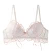 Japanese Lolita Princess Wind Strap Design Girl Desire Lace Underwear Small Breasts Gather Bra Women's Bra Set