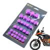 Set 30 capace șuruburi motocicletă 5 culori capac șurub cap motocicletă motor bicicletă