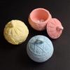 Storage Container Mould High Temperatures Resistant Silicone Mold for Round Embossed Jewelry Box Candle Cup Mould