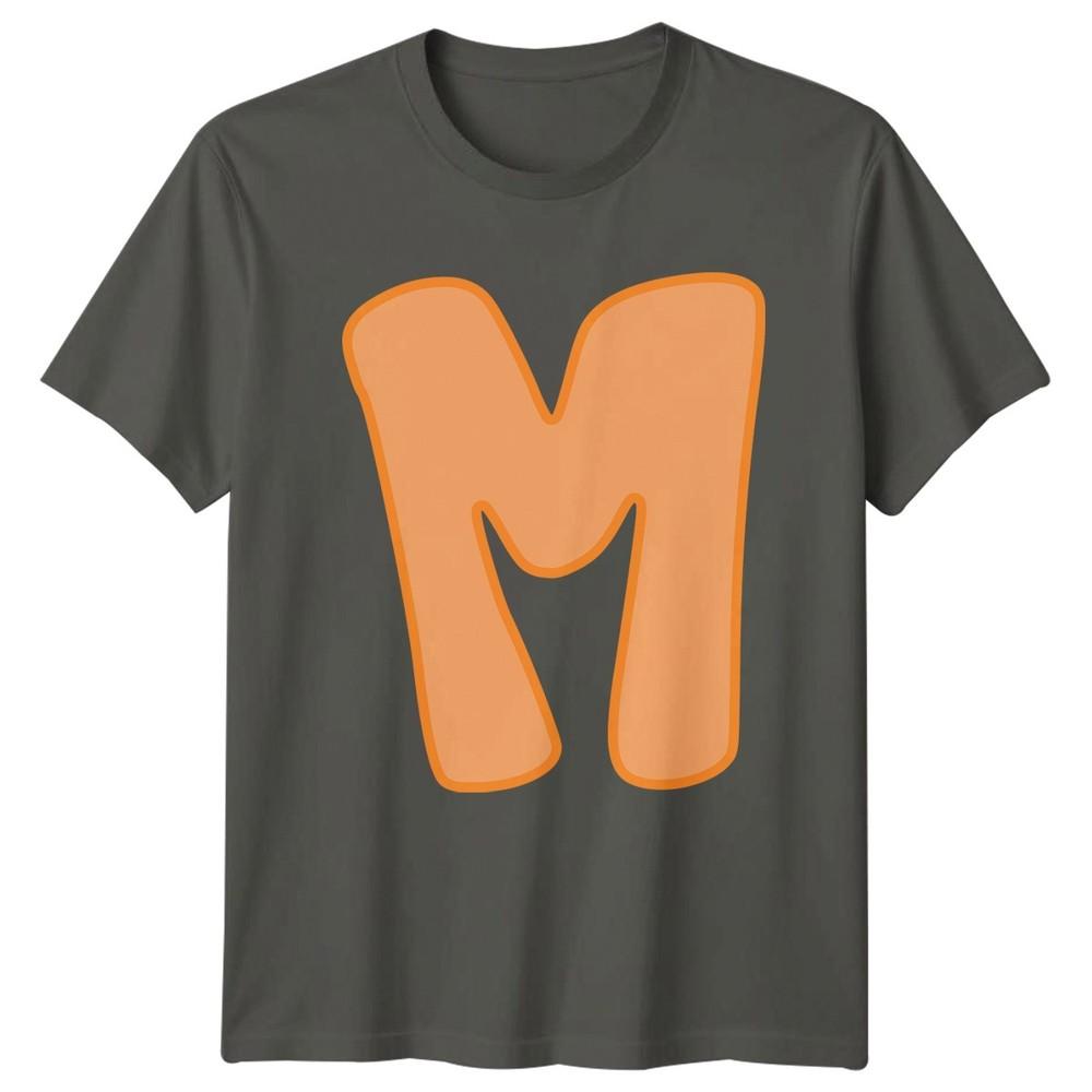 Letter N Initial Alphabet Monogram Unisexs TShirt Unisexs Tee Graphic Unisex Top S