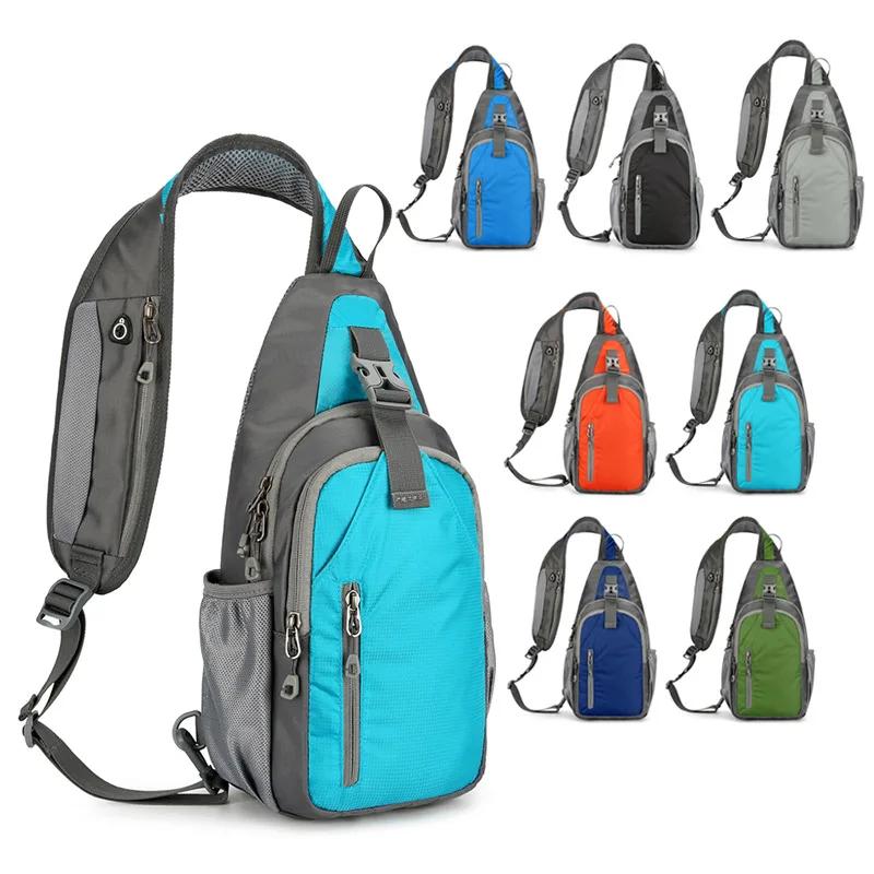 Men'S Leisure Outdoor Hiking Bike Shoulder Bag, Waterproof Sports Crossbody Bag, Travel Backpack, Men'S Chest Bag, Shoulder Bag