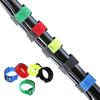 5Pcs Fishing Rod Tie Holder Strap Suspender Fastener Hook Loop Ties Belt Fishing