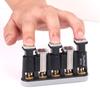 Adjustable Five-Finger Piano & Guitar Finger Strength Trainer with Copper Core