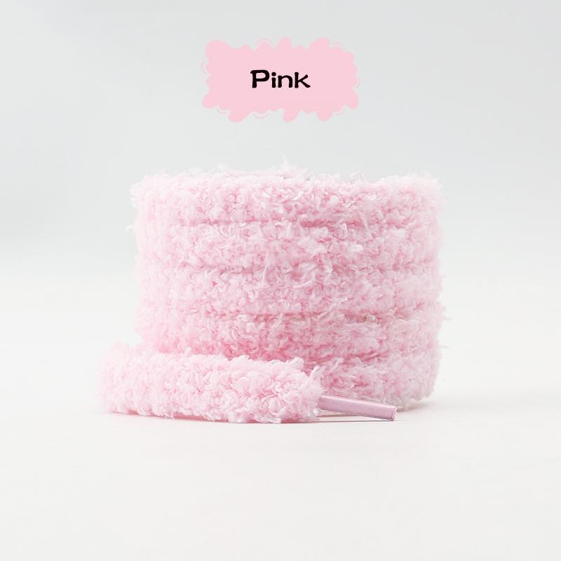 1Pair fashions 1cm wide round plush shoelace Sneakers flat shoes Casual shoelaces 80/100/120/140/160cm Shoelaces for shoes