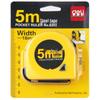 Deli 5m Steel Tape Measure with Lock