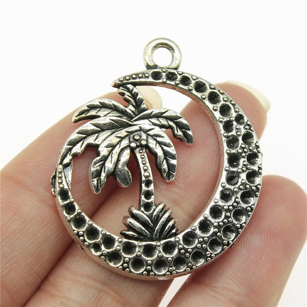10pcs Coconut Tree Palm Tree Charms Pendants Making DIY Handmade Findings DIY Handmade Craft