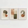 Boho Abstract Art Prints Set of 3 Printable Minimalist Abstract Neutral Prints Modern Wall Decor Bauhaus Poster Gallery Prints