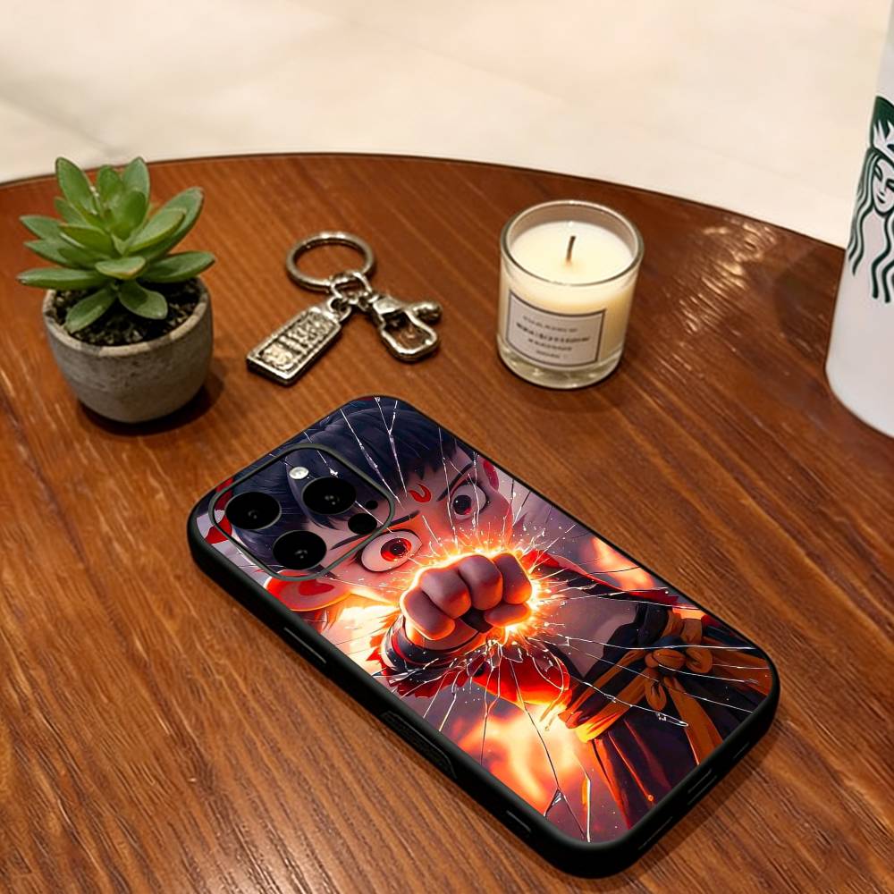 Epische Nezha Handyhülle Für iPhone 17, 16,15,14,13,12,11 Plus,Pro Max, Andere Silikon Weiche Schwarze Abdeckung