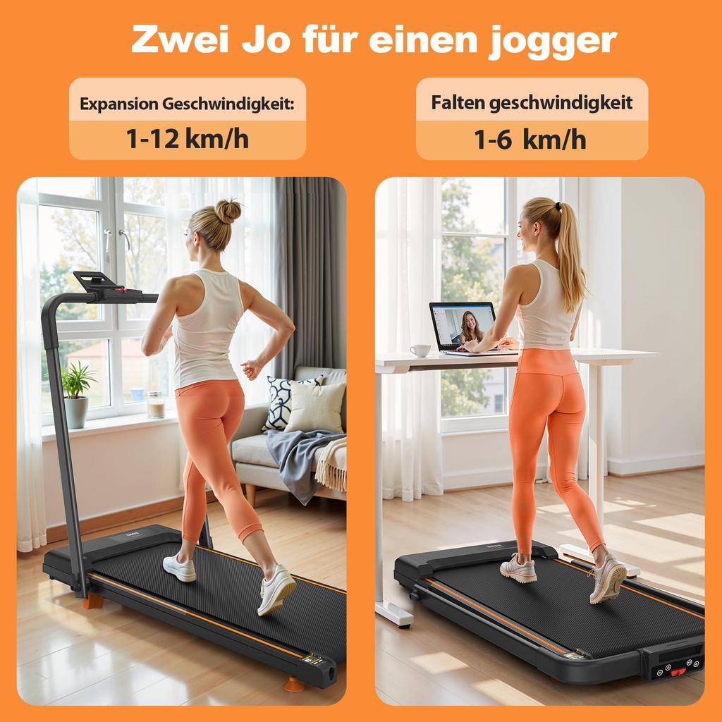 3-in-1 Treadmills Compact Desktop with Incline and APP